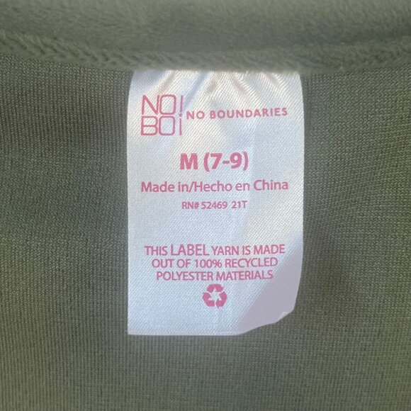 No Boundaries Dress Womens Medium Green Angel Velvet Short Sleeves New - Picture 5 of 10